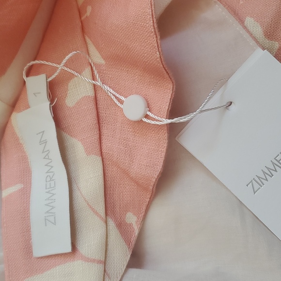 Zimmermann Acadian Tie Back Mini Dress - Picture 6 of 6